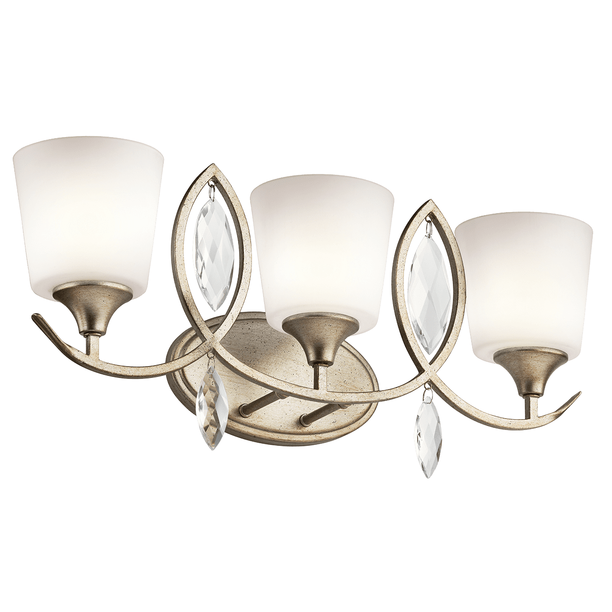 Kichler 45372 Casilda 3 Light Bathroom Vanity Light Walmart Com