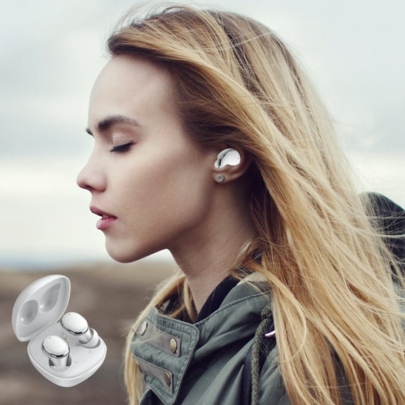 Back to School Gifts under $5 Bluetooth Headphones Wireless Earbuds Bluetooth 5.3 Sports Earphones With Microphone For Calls on Clearance
