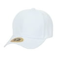 thumbnail image 1 of Curve Bill Adjustable Baseball Cap, White, 1 of 1