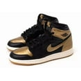 thumbnail image 3 of N I-K-E A i r-Jor-dan 1 Retro High OG Men's Shoes Black Metalic Gold DZ5485 071, 3 of 6
