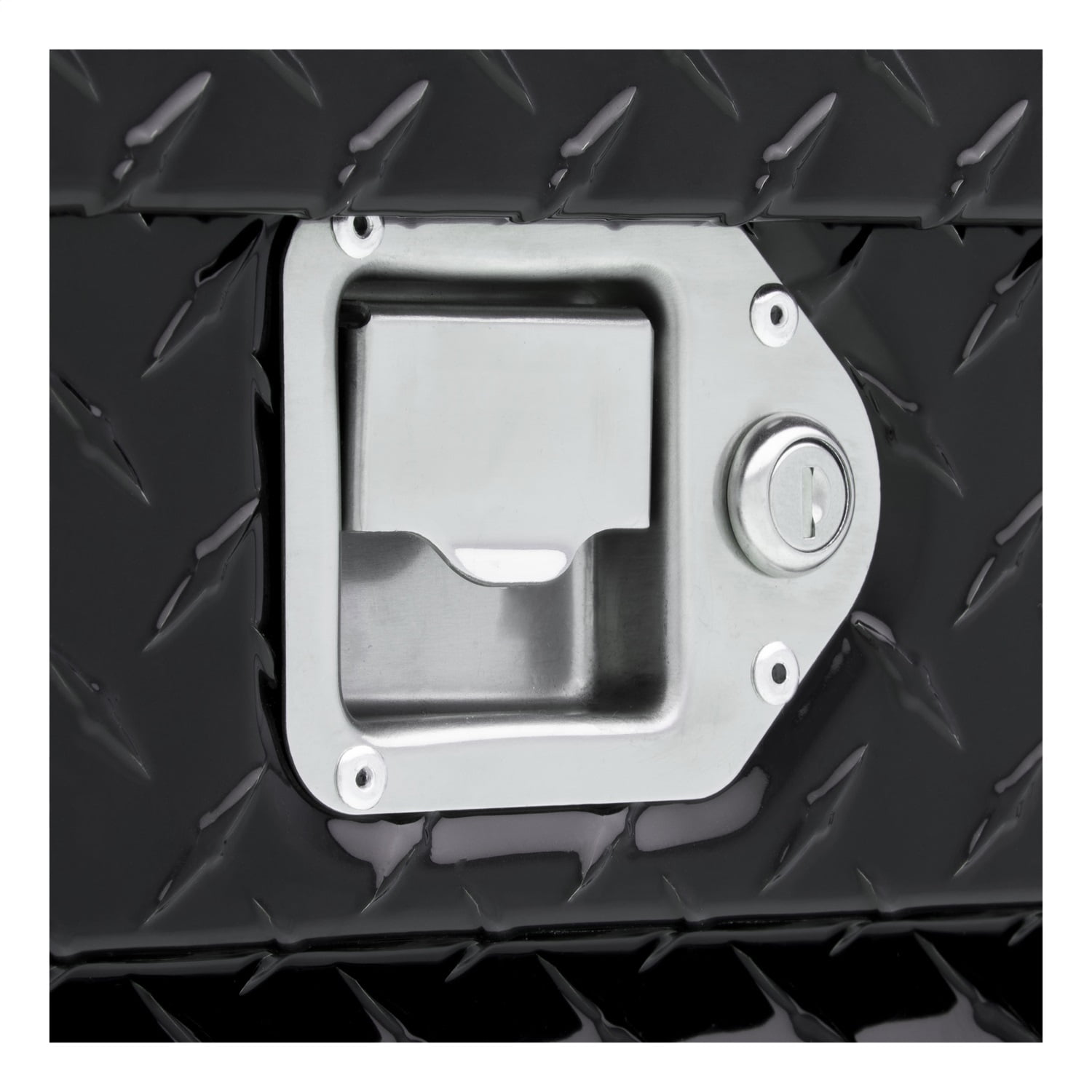 UWS/United Welding Services TBS-54-LP-BLK UWSTBS-54-LP-BLK 54IN ALUMINUM SINGLE LID CROSSOVER TOOLBOX LOW PROFILE BLACK