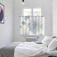 thumbnail image 3 of Beach Coastal Fish Kitchen Curtains Window Panels, Watercolor Sea Ocean Nautical Insulated Window Treatment Curtain, Grommet Curtains for Bedroom/Living Room/Bathroom, 2 Piece 52"Wx72"L, 3 of 8