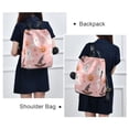 thumbnail image 4 of FORMRS Women's Travel Backpack Purse Anti-Theft Hidden Pockets Casual Shoulder Bag, Cute Pink Halloween, 4 of 7