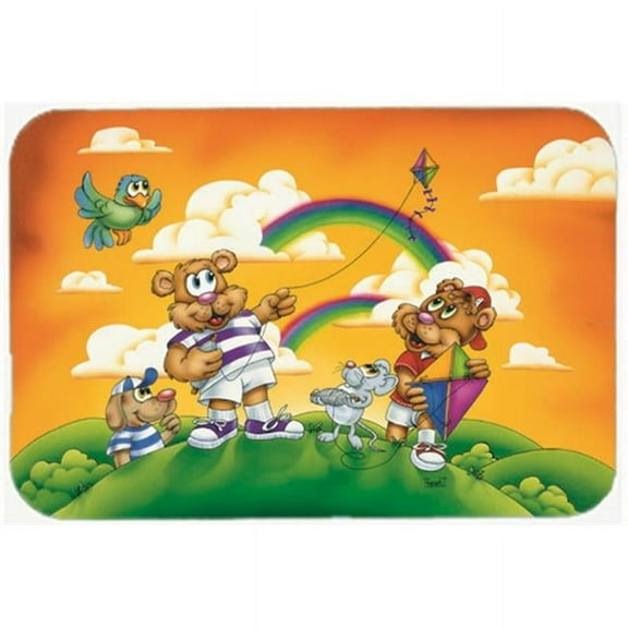 Bears Flying a Kite Mouse Pad, Hot Pad or Trivet