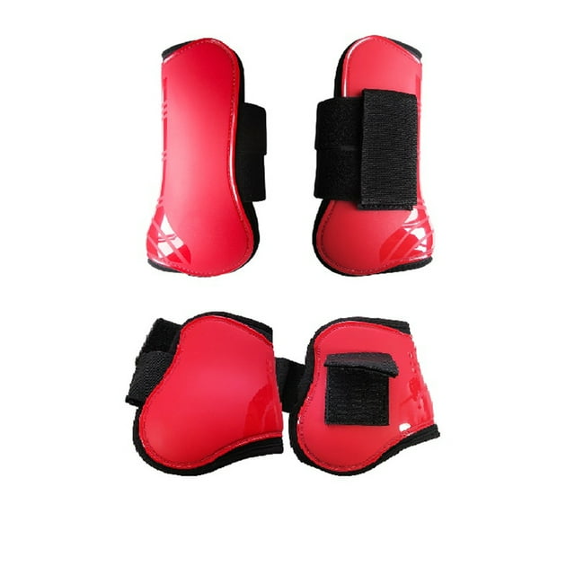 Advancent Suministros ecuestres Equipo de protección frontal ligero resistente al desgaste con sujetador de nylon Buena elasticidad Legging Tightness Cuidado ecuestre y deportes Rojo METRO Advancent OD025315-06