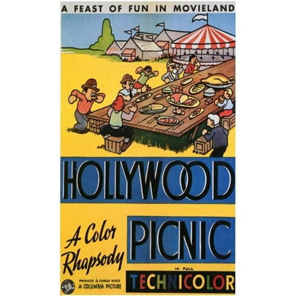 Posterazzi MOV198252 Hollywood Picnic Movie Poster - 11 x 17 in.