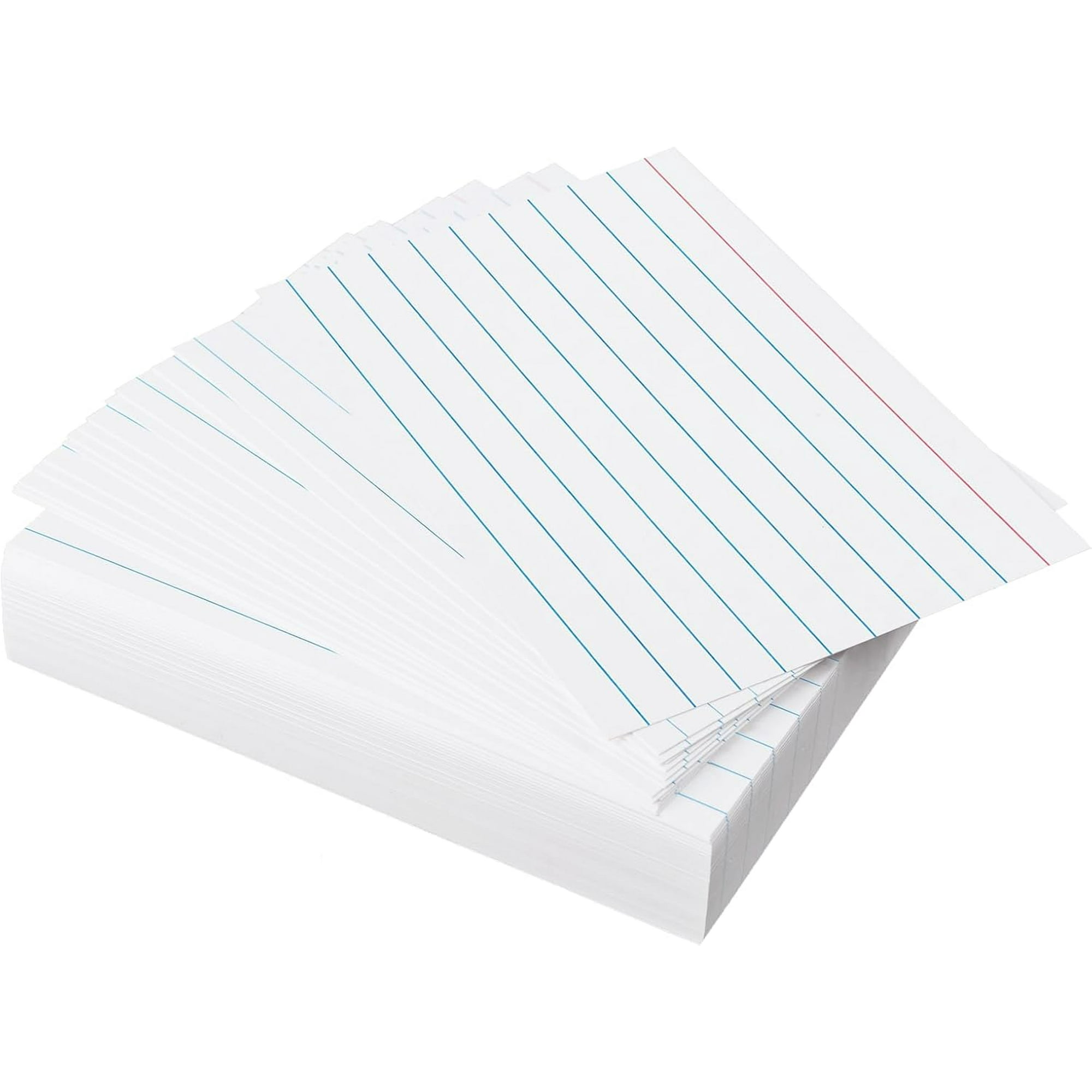 ゅゅページ HWZWT Lined Index Cards for Notes and To-Do Lists 3 x White x for