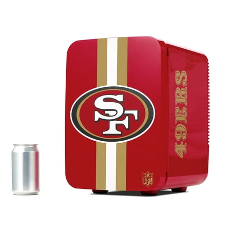 NFL 49ers Mini Fridge 6 Can 4L