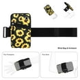 thumbnail image 5 of HAWEE Cell Phone Armbands Pouch for Women Running Bag Compatible with Cellphone 6.28 Inches Full-Screen, Sunflower, 5 of 7