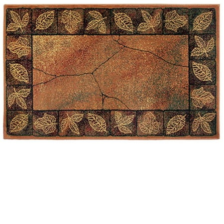 - Goods of the Woods 11025 Leaf Rectangular Rug