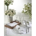 thumbnail image 2 of Fennco Styles 100% Pure Linen Delaney Classic Coaster Dinner Napkin, Set of 4 (20" Napkin), 2 of 2