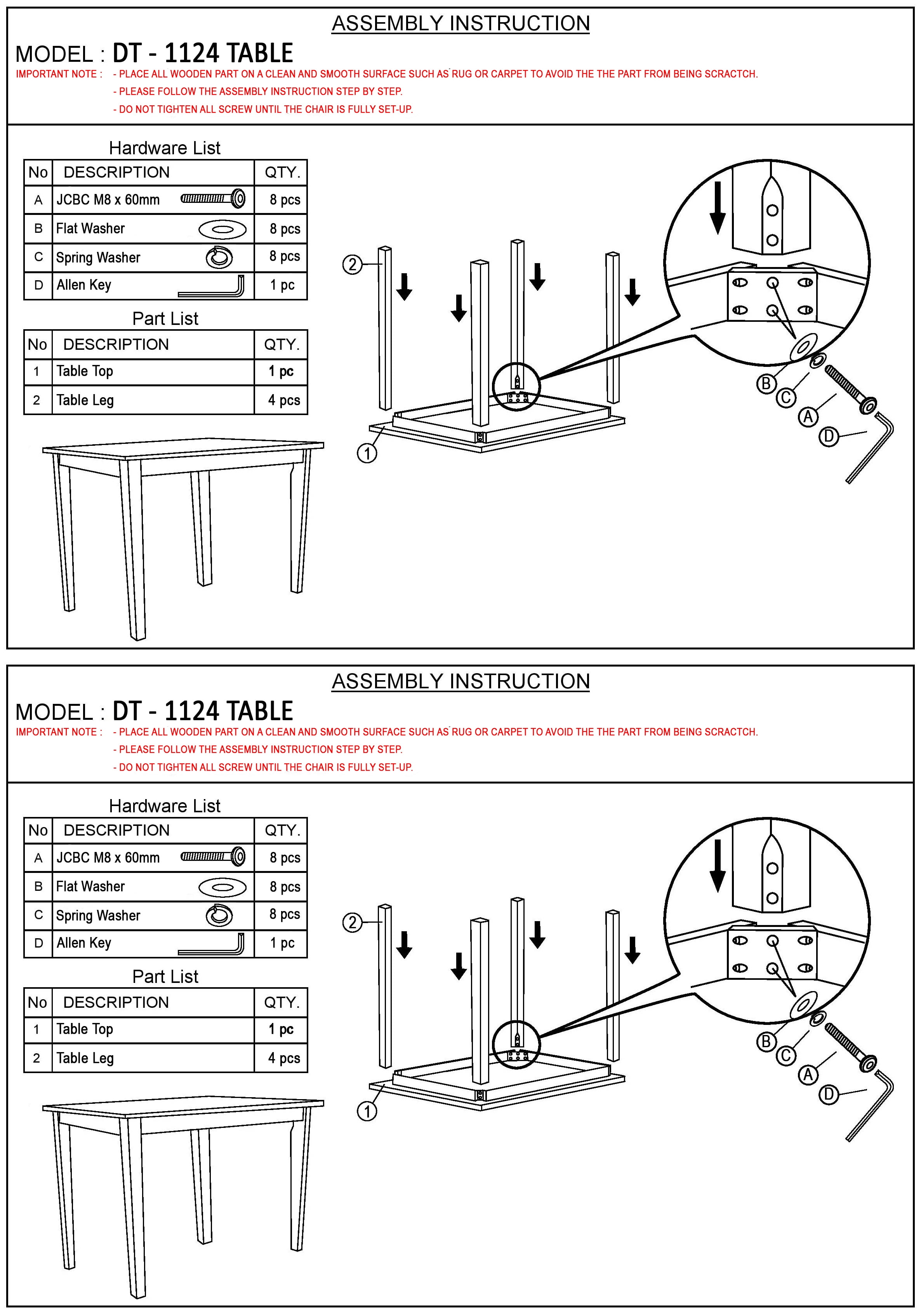 Affan 5 Piece Dinning Table and Chair Set