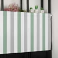 thumbnail image 6 of Geometric Grey Striped Valances for Windows Farmhouse Kitchen Curtains Valances Rod Pocket Valance Curtains for Kitchen Windows Fruit Green Simple Vintage Window Valances for Bathroom Bedroom 42"x18", 6 of 6