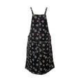 thumbnail image 2 of Vestido George Talla 6 de Mezclilla sin Mangas con Bolsas Diseño Floreado Negro, 2 of 4