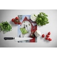 thumbnail image 2 of Bichon Frise Santas List Christmas Glass Cutting Board Large PPP3025LCB, 2 of 2