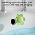 thumbnail image 3 of GZZQY 1/6Pcs Sink Overflow Drainage Cover Silicone Kitchen Bathroom Wash Basin Overflow Drainage Hole Flower Stopper Insert Sealing Cover, 3 of 7