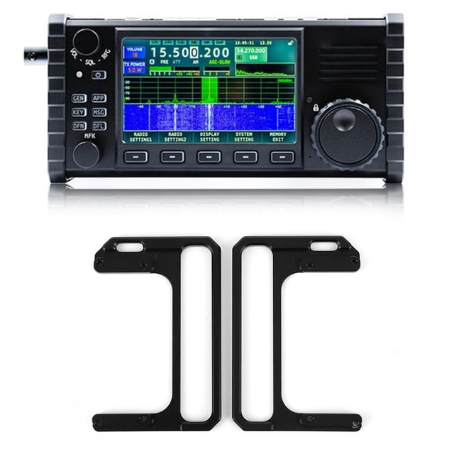 Soporte de protección de Radio de onda corta de aleación de aluminio con escudo de Radio para Xiegu X6100