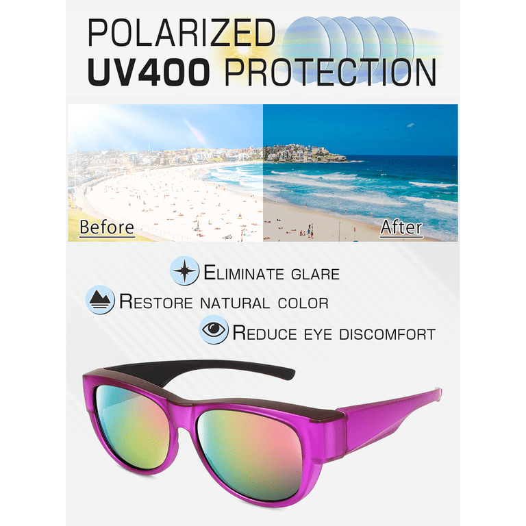 TINHAO Fit Over Cat Eye Polarized Sunglasses photo 4