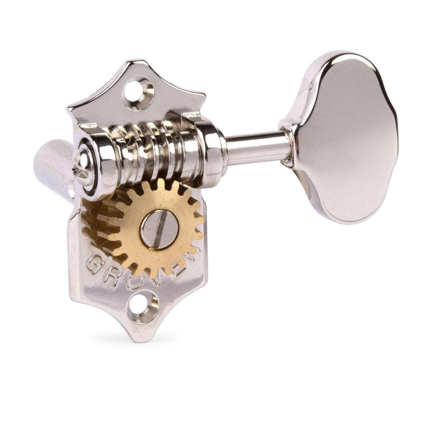 Grover V97-18NA Sta-Tite 18:1 3x3 Guitar Tuners Nickel, Vertical
