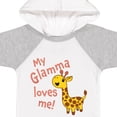 thumbnail image 4 of Inktastic My Glamma Loves Me Cute Giraffe Boys or Girls Baby Bodysuit, 4 of 5