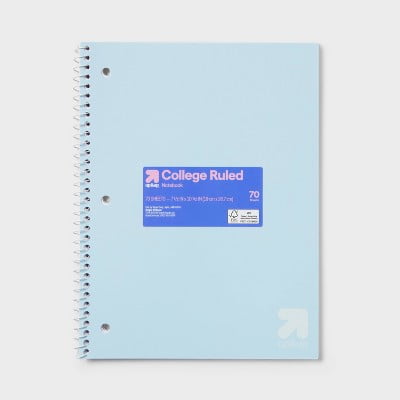 Pastel College Ruled Notebook