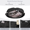 thumbnail image 4 of KXF Multi-layer Nylon Shoulder Bag for Women Large Capacity Crossbody Bag Lightweight Travel Satchel, 4 of 7
