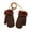 Coffee, variant on comerut Children Winter Knitted Thickened Hanging Neck 1-4 Years Old Boys Girls Gloves