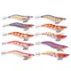 thumbnail image 4 of 10Pcs Hard Bait Squid Jig Fishing Lure Octopus Wooden Shrimp Cuttlefish Hook Rig with Bag, 4 of 5