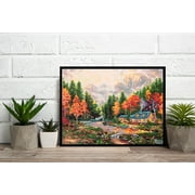 DIAMOND DOTZ® Evening at Autumn Lake Special Edition Diamond Painting Kit
