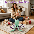thumbnail image 7 of GARITIN Octopus Squeaky Plush Dog Toy, Interactive Soft Chew Toy for Puppies, Small & Medium Dogs, 7 of 7