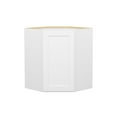 thumbnail image 4 of Furinno Shaker Wall Diagonal Kitchen Cabinet with 1 Door 2 Shelves, Ready to Assemble, 12 D x 24 W x 30 H, White, 4 of 9