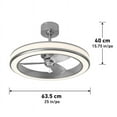 thumbnail image 3 of Artika Edwin 25" LED Chandelier Ceiling Fan, 3 of 4
