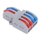 thumbnail image 1 of 10/5/2 / 1PCS Mini conector de cable rápido Conector de cable de cableado universal Bloque de terminales de conductor a presión Bloques de terminales de empalme rápido Conexión de cables (2 en 4 salid Muyoka Hogar, 1 of 2