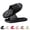 Black, variant on Women Slippers Women's Quilted Memory Foam Slides Cushioned Flip Flops Soft Bathroom Shower Sandals Non-Slip Indoor Outdoor Summer Slides