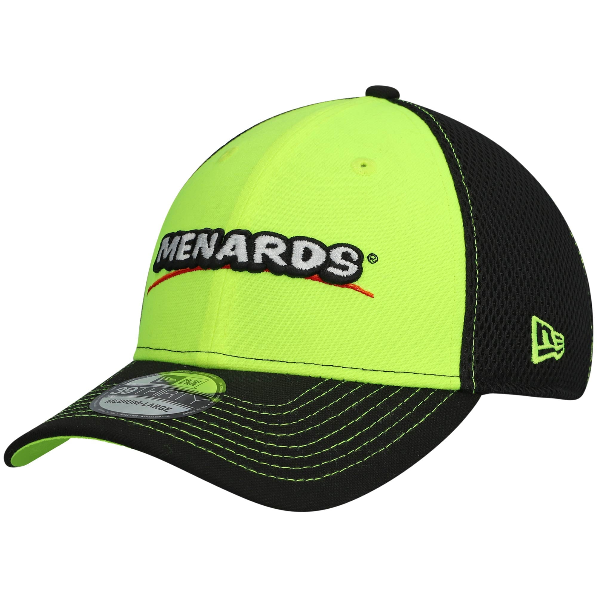 Men's New Era Black/White Ryan Blaney Menards Neo 39Thirty Flex Hat -  Walmart.com