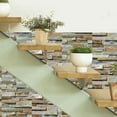thumbnail image 5 of Self-adhesive Peel And Stick Wallpaper 3D Stone Design Brick Wall Tile For Home Bathroom Kitchen Backsplash, 36 Packs, 5 of 6
