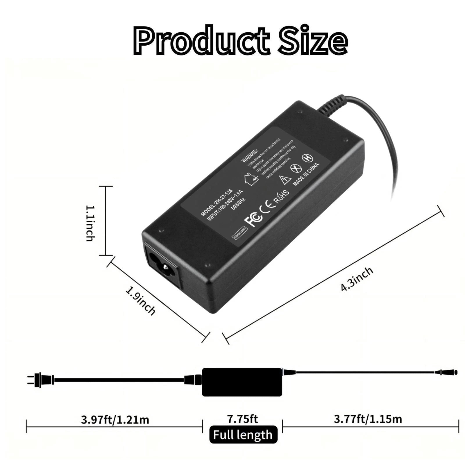 K-MAINS AC Adapter Power Supply Compatible With Anker Nebula Mars 3 Air D2325