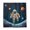 Astronaut on Moon, variant on Dailycode Shower Curtain Liners 72x72in Water Resistant Machine Washable Rustproof Grommets Fabric Bath Curtain, Astronaut Floating in Space