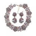 thumbnail image 1 of Conjunto de joyas, collar y pendiente para mujer HUOGUO Rhinestone, 1 of 1