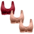 thumbnail image 1 of Ventes de Liquidation Aujourd'hui Offres Prime Qaailabf 3 Pcs Soutiens-Gorges Légers pour Femmes, Soutiens-Gorge Confortflex Fit pour Femmes, 1 of 8