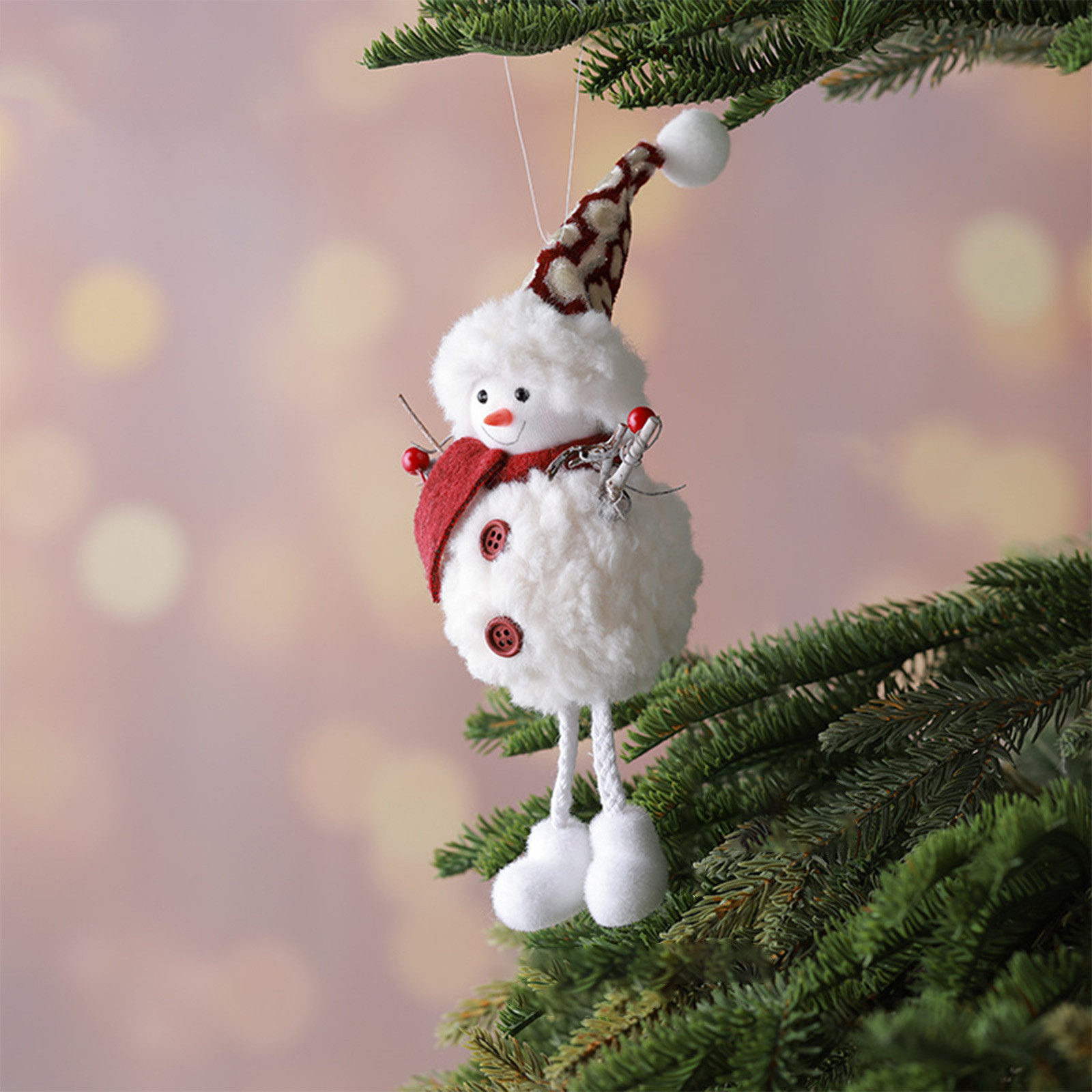Kit De 4 Décorations De Noël à Assembler - Bonhomme De Neige, Père Noël, Ange, Sapin