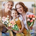 thumbnail image 4 of 50 Pieces Flower Packaging Bags with Ribbon, Kraft Paper Flower Packaging Bouquet Bags, Suitable for Wedding Birthday, 4 of 5
