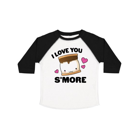 Inktastic Valentines Day I Love You S'more with Pink Hearts Boys or Girls Toddler T-Shirt