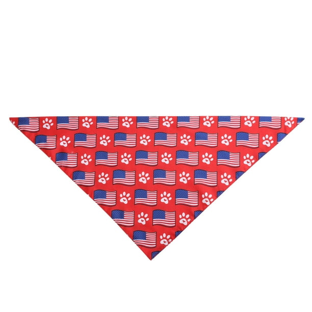 Pañuelo de Saliva para Mascotas, Pañuelo con Bandera, Bufanda para El Día de La Independencia de Gatitos y Perros