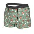 thumbnail image 2 of Balery Retro Hippie Groovy Mushroom Men's Boxer Briefs, Soft and Breathable Cotton Underwear with nylon Waistband-XX-Large, 2 of 9