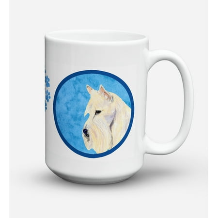 Scottish Terrier Dishwasher Safe Microwavable Ceramic Coffee Mug 15 ounce SS4806