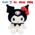 thumbnail image 1 of Sanrio Kuromi-muñeco de peluche de algodón PP para niña, almohada de felpa, juguete de Boutique de moda, modelo de Anime genuino, Súper suave, regalos de cumpleaños, 1 of 5