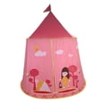 thumbnail image 1 of Tienda de juegos infantil, casita de juegos india, sala de juegos portátil, plegable, para uso interior y exterior. rosa, 1 of 9