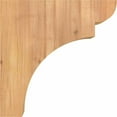 thumbnail image 3 of 5 1/2"W x 10"D x 10"H Yorktown Smooth Corbel, Western Red Cedar, 3 of 9