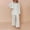 White women's two piece lounge set a1, variant on Cagogo Women's 2 Piece Long Sleeve Shirt Wide Leg Pants Set Casual Lounge Outfits Solid Collared Top Matching Lounge Set Airport Travel Clothes, Wine 2XL